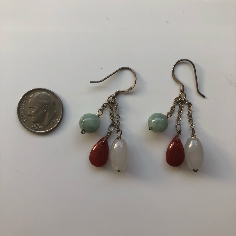 Stone earrings - Picture 2 of 2